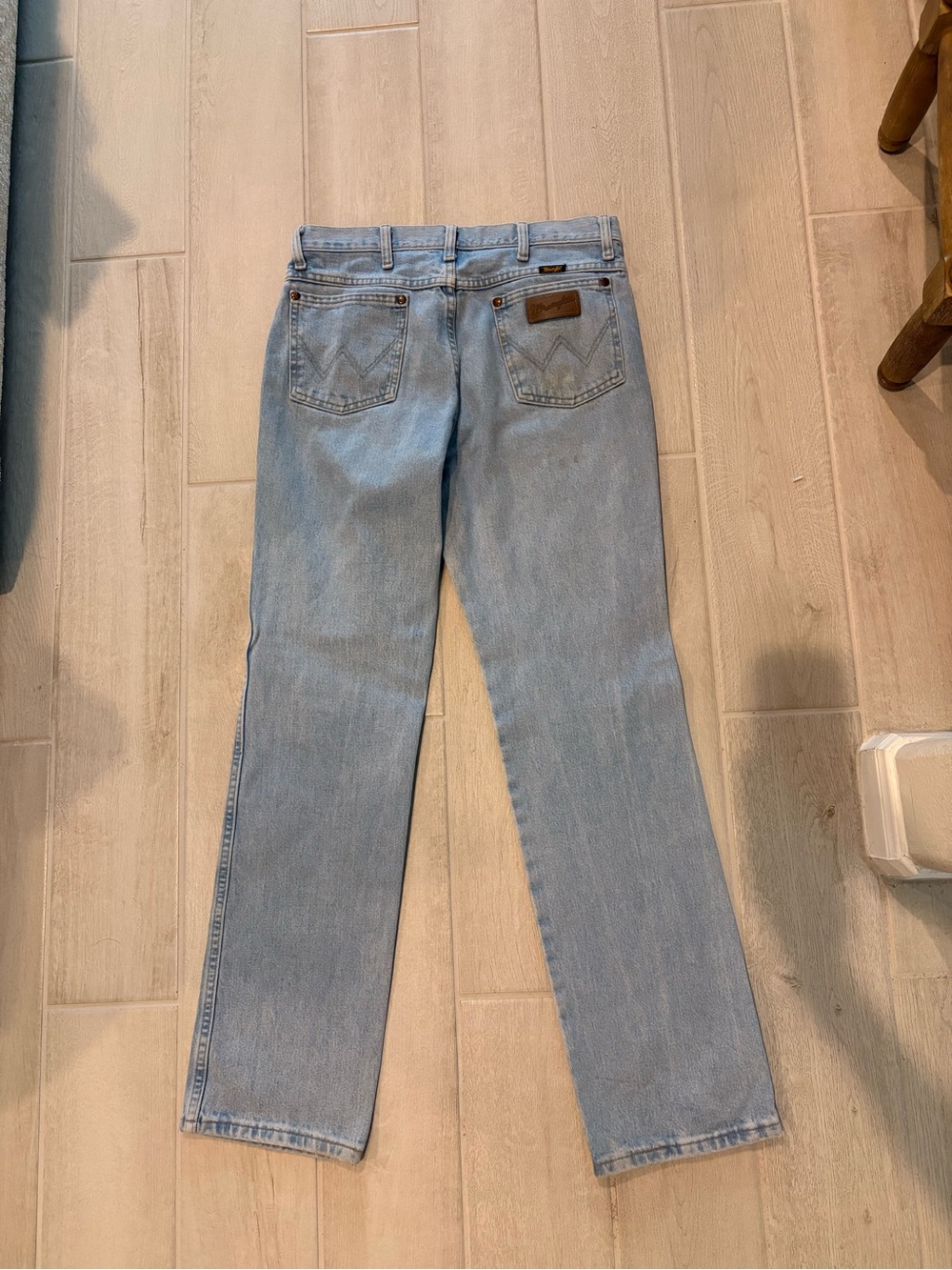 Wrangler 936 32x32 light wash bootcut jeans